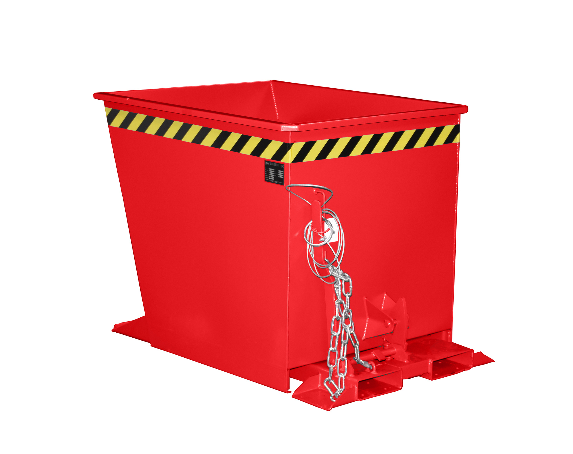 Kippbehälter Typ GU-RZ RAL 3000 Feuerrot